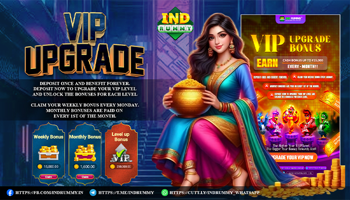 INDRUMMY has upgraded its VIP system. The higher the level, the richer the rewards and the higher the chance of winning!